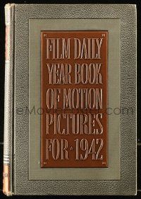 6x049 FILM DAILY YEARBOOK OF MOTION PICTURES hardcover book '42 filled with movie information!