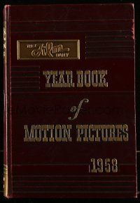 6x062 FILM DAILY YEARBOOK OF MOTION PICTURES hardcover book '58 loaded with movie information!