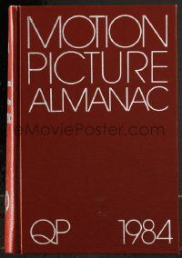 6x075 MOTION PICTURE ALMANAC hardcover book '84 loaded with great movie information!