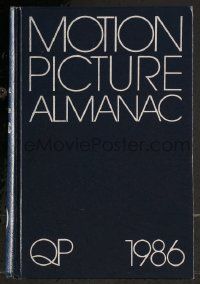6x077 MOTION PICTURE ALMANAC hardcover book '86 loaded with great movie information!