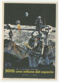 6x301 2001: A SPACE ODYSSEY Spanish herald '68 Stanley Kubrick, art of astronauts by Bob McCall!