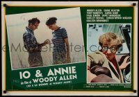 6y445 ANNIE HALL Italian 19x27 pbusta '77 great close up of Woody Allen & Diane Keaton!