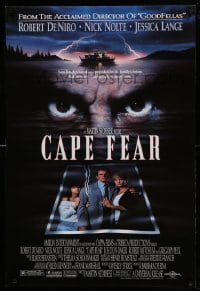 6z175 CAPE FEAR DS 1sh 1991 great close-up of Robert De Niro's eyes, Martin Scorsese!