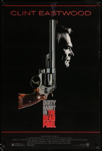 6z249 DEAD POOL 1sh 1988 Clint Eastwood as tough cop Dirty Harry, cool gun image!