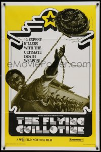 6z334 FLYING GUILLOTINE 1sh R1980 Shaw Brothers, 12 expert killer with ultimate deadly weapon!