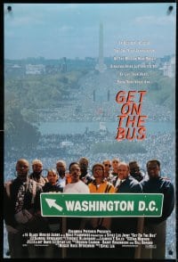6z356 GET ON THE BUS DS 1sh 1996 Spike Lee, one-year Million Man March anniversary!