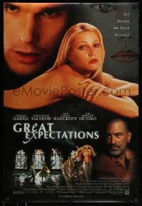 6z386 GREAT EXPECTATIONS style B DS 1sh 1998 close-up artwork of Gwyneth Paltrow, Dickens!