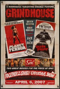 6z390 GRINDHOUSE advance DS 1sh 2007 Rodriguez & Quentin Tarantino, Planet Terror & Death Proof!