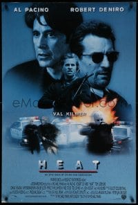 6z411 HEAT int'l 1sh 1995 Al Pacino, Robert De Niro, Val Kilmer, Michael Mann directed!