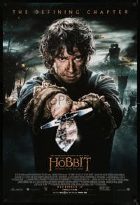6z426 HOBBIT: THE BATTLE OF THE FIVE ARMIES advance DS 1sh 2014 Martin Freeman as Bilbo Baggins!