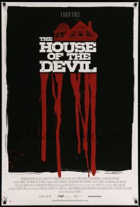 6z439 HOUSE OF THE DEVIL int'l 1sh 2009 Jocelin Donahue, cool completely different horror artwork!
