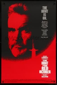 6z455 HUNT FOR RED OCTOBER int'l 1sh 1990 Russian military submarine captain Sean Connery!