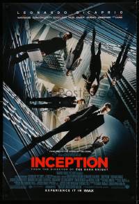 6z469 INCEPTION IMAX DS 1sh 2010 Christopher Nolan, Leonardo DiCaprio, Gordon-Levitt!