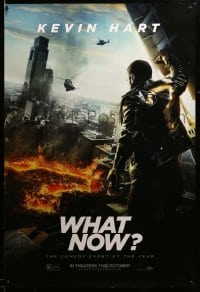 6z512 KEVIN HART: WHAT NOW? teaser DS 1sh 2016 comedy event of the year, World War Z parody image!