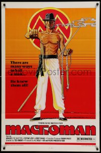6z588 MACHOMAN 1sh 1980 Filipino martial arts, there are many ways to kill a man!