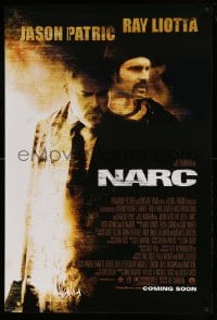 6z658 NARC advance DS 1sh 2002 narcotics drug police officers Jason Patric & Ray Liotta!