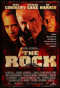 6z755 ROCK DS 1sh 1996 Sean Connery, Nicolas Cage, Ed Harris, Alcatraz, Michael Bay!
