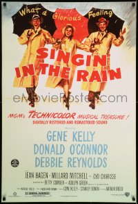 6z815 SINGIN' IN THE RAIN DS 1sh R2000 Gene Kelly, Donald O'Connor, Debbie Reynolds, classic musical