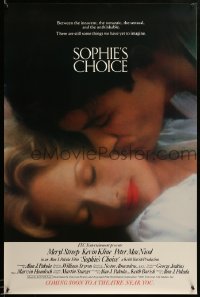 6z828 SOPHIE'S CHOICE advance 1sh 1982 Alan J. Pakula directed, Meryl Streep, Kevin Kline!