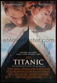 6z911 TITANIC style A revised int'l DS 1sh 1997 Leonardo DiCaprio, Kate Winslet, James Cameron!