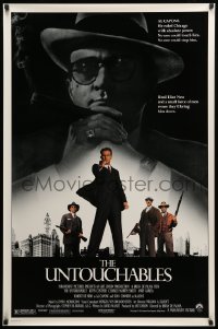 6z945 UNTOUCHABLES 1sh 1987 Kevin Costner, Robert De Niro, Sean Connery, Brian De Palma