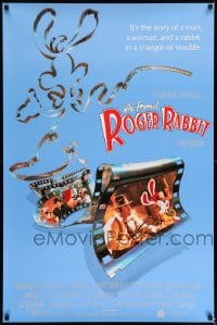 6z973 WHO FRAMED ROGER RABBIT int'l 1sh 1988 Robert Zemeckis, Bob Hoskins, Jessica Rabbit, Lloyd!