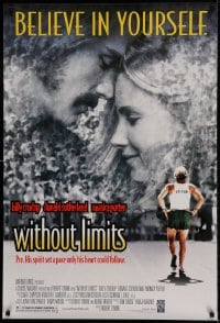 6z976 WITHOUT LIMITS DS 1sh 1998 Billy Crudup as Steve Prefontaine, believe in yourself!
