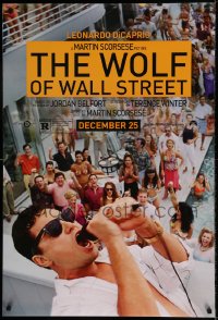 6z979 WOLF OF WALL STREET teaser DS 1sh 2013 Martin Scorsese directed, Leonardo DiCaprio!