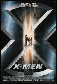 6z988 X-MEN style B int'l advance DS 1sh 2000 Bryan Singer, Marvel Comics super heroes!