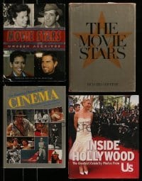 7a474 LOT OF 4 OVERSIZE HARDCOVER MOVIE BOOKS '70s-00s Movie Stars, Inside Hollywood & more!