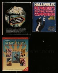 7a478 LOT OF 3 HARDCOVER MOVIE BOOKS '70s-90s filled with great Hollywood images & information!