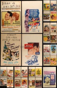 7a142 LOT OF 35 MOSTLY FOLDED WINDOW CARDS '40s-60s great images from a variety of movies!