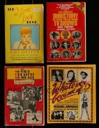 7a503 LOT OF 4 SOFTCOVER BOOKS '80s filled with great images & information from movies & TV!