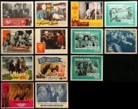 7a067 LOT OF 13 1940S-70S RE-RELEASE LOBBY CARDS '40s-70s scenes from a variety of movies!