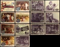 7a065 LOT OF 14 JON HALL COSTUME ADVENTURE LOBBY CARDS '40s Last of the Redmen, Prince of Thieves