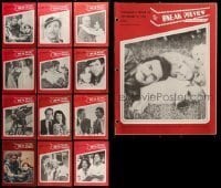 7a129 LOT OF 12 SNEAK PREVIEW MOVIE MAGAZINES '82-83 filled with great images & information!
