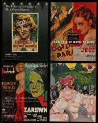 7a461 LOT OF 4 SOTHEBY'S AUCTION CATALOGS '92-97 filled with images of movie poster & more!
