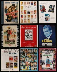7a449 LOT OF 9 MOVIE POSTER DEALER AND AUCTION CATALOGS '90s filled with great images!