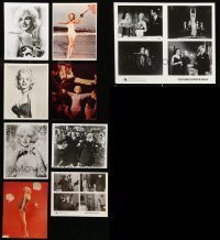 7a202 LOT OF 9 MARILYN MONROE REPRO 8X10 STILLS '80s great movie scenes & sexy portraits!