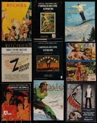 7a450 LOT OF 9 AUCTION CATALOGS '95-05 cool movie posters & other Hollywood memorabilia!