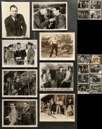 7a271 LOT OF 28 BARTON MACLANE 8X10 STILLS '30s-50s great scenes from several of his movies!