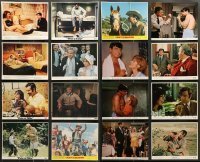 7a301 LOT OF 16 WALTER MATTHAU COLOR 8X10 STILLS '60s-70s great scenes from several of his movies!