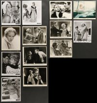7a315 LOT OF 13 GENEVIEVE PAGE 8X10 STILLS '60s great scenes from several of her movies!