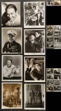 7a276 LOT OF 26 VICTOR MCLAGLEN 8X10 STILLS '30s-60s great scenes from several of his movies!