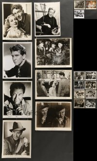 7a294 LOT OF 19 BURGESS MEREDITH 8X10 STILLS '30s-70s great scenes from several of his movies!