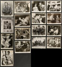 7a283 LOT OF 24 DENNIS MORGAN 8X10 STILLS '40s-50s great scenes from several of his movies!