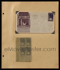 7a087 LOT OF 1 1939 NEW YORK WORLD'S FAIR COMMEMORATIVE FIRST DAY COVER AND 4 STAMPS '39 cool!
