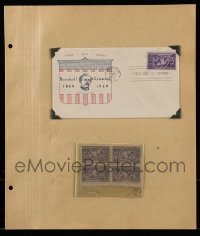 7a089 LOT OF 1 1939 BASEBALL CENTENNIAL FIRST DAY COVER AND 4 STAMPS '39 cool!