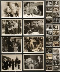 7a264 LOT OF 32 PAT O'BRIEN 8X10 STILLS '30s-50s great scenes from several of his movies!