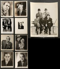 7a326 LOT OF 9 PAT O'BRIEN 8X10 STILLS '30s-70s great scenes from several of his movies!